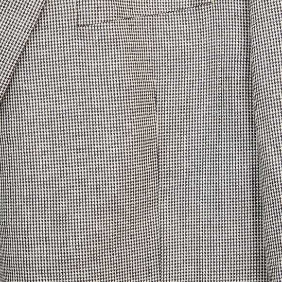 Lauren Ralph Lauren Men's Silk-Wool Blend Micro-Houndstooth Blazer - 44L - Picture 7 of 8